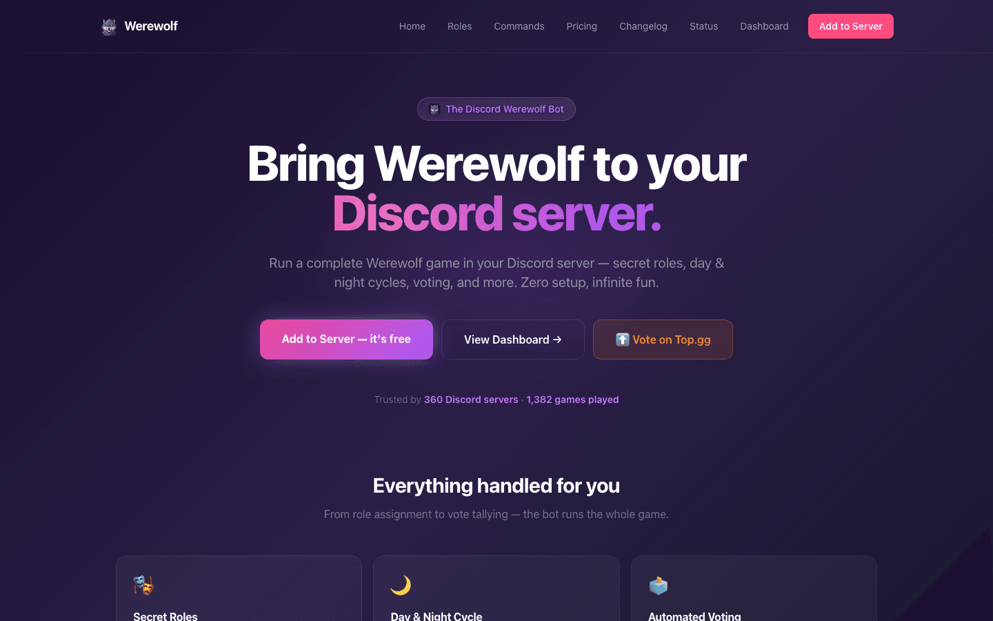 Werewolf screenshot